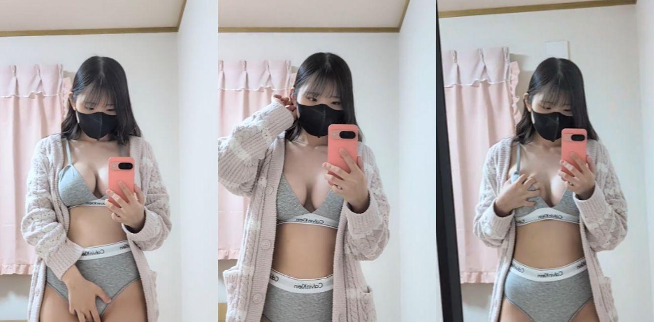 日本巨乳福利姬【kanon】自慰私拍，身姿丰腴对镜发情狂揉阴蒂爽到扭腰浪叫连连